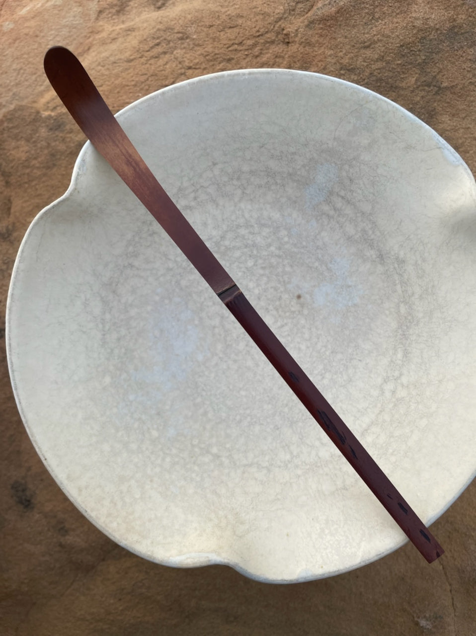 Black Bamboo Scoop (Chashaku) Handmade in Japan