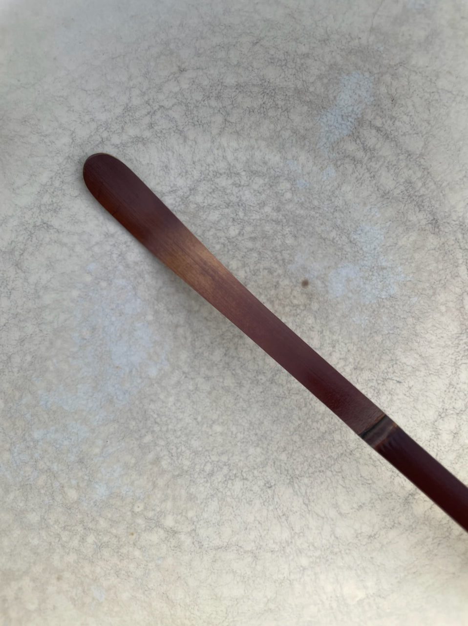 Black Bamboo Scoop (Chashaku) Handmade in Japan