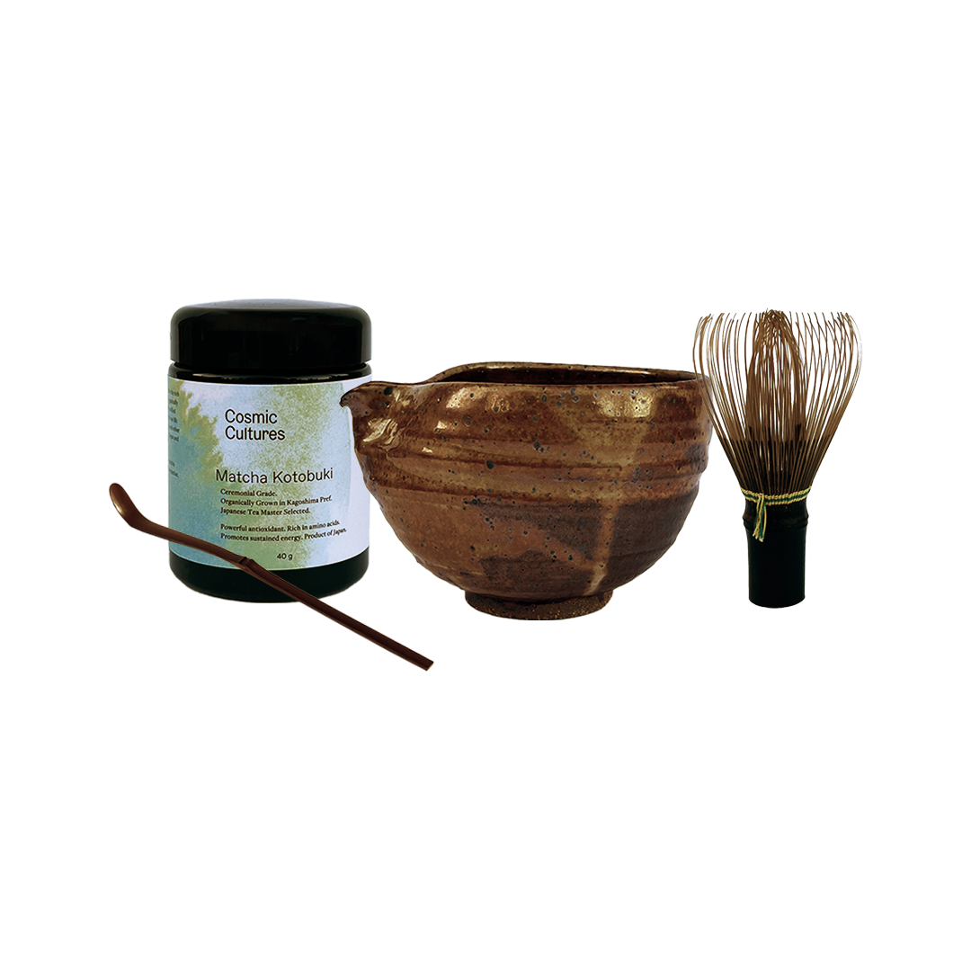 Start Your Ritual - Full Set with Premium Black Bamboo Whisk