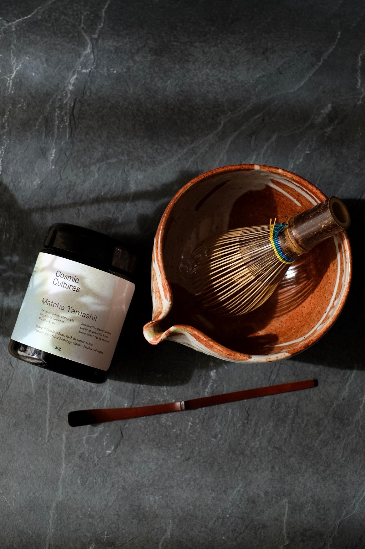 Start Your Ritual - Full Set with Premium White Bamboo Whisk