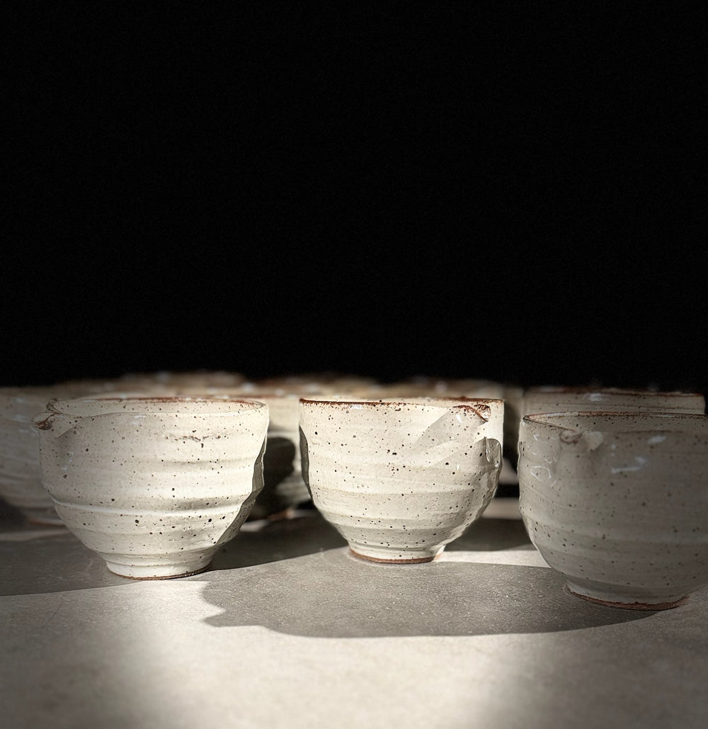 Cosmic Cultures Spouted Matcha Bowl (Chawan) STONE