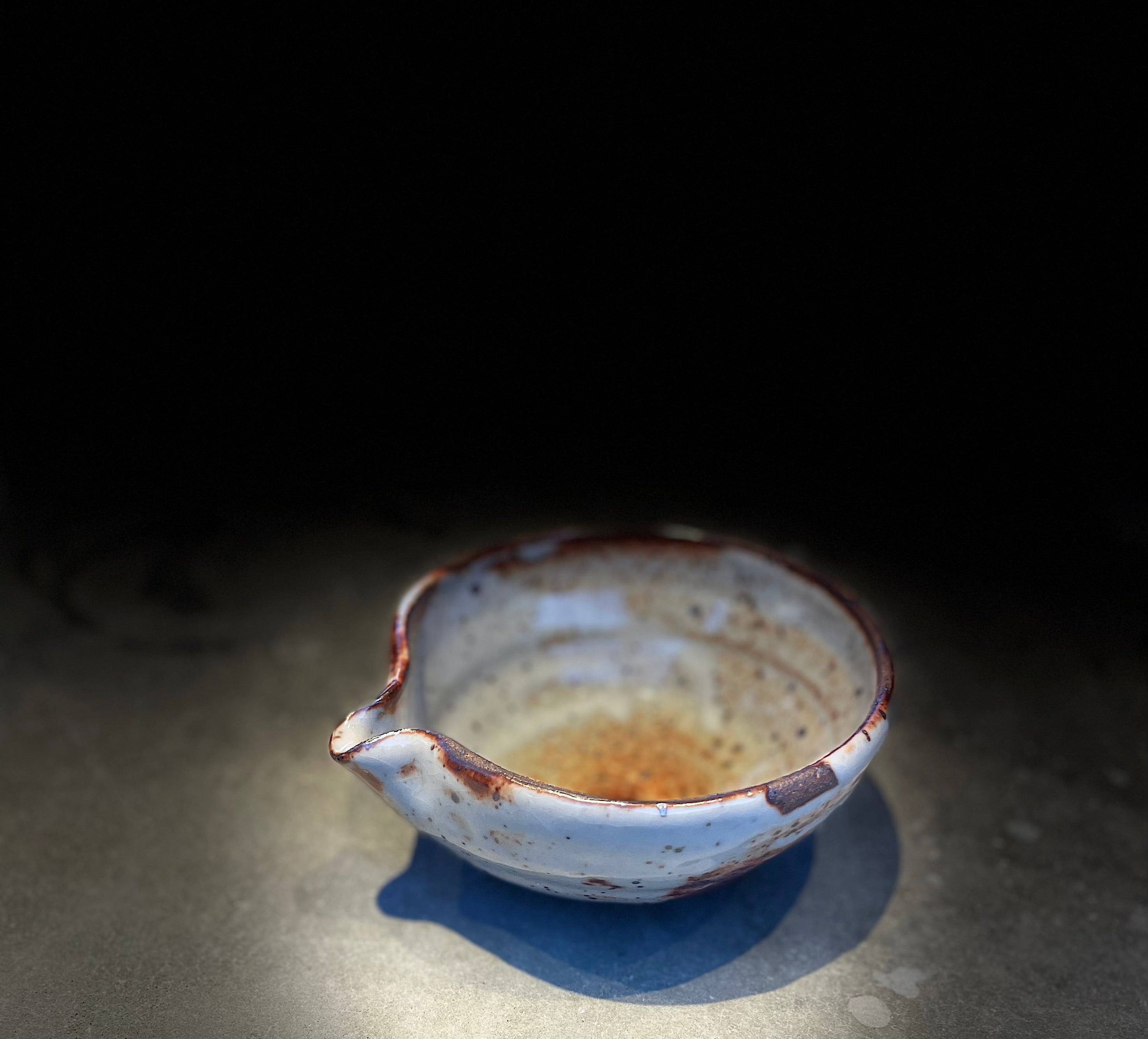 Cosmic Cultures Spouted Matcha Bowl (Chawan) RUST